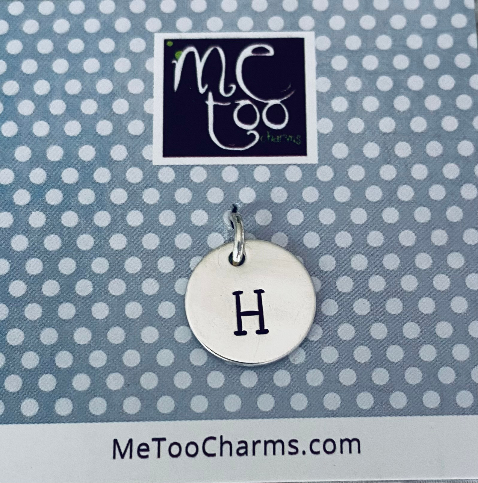 Letter H - Hand Stamped Letter
