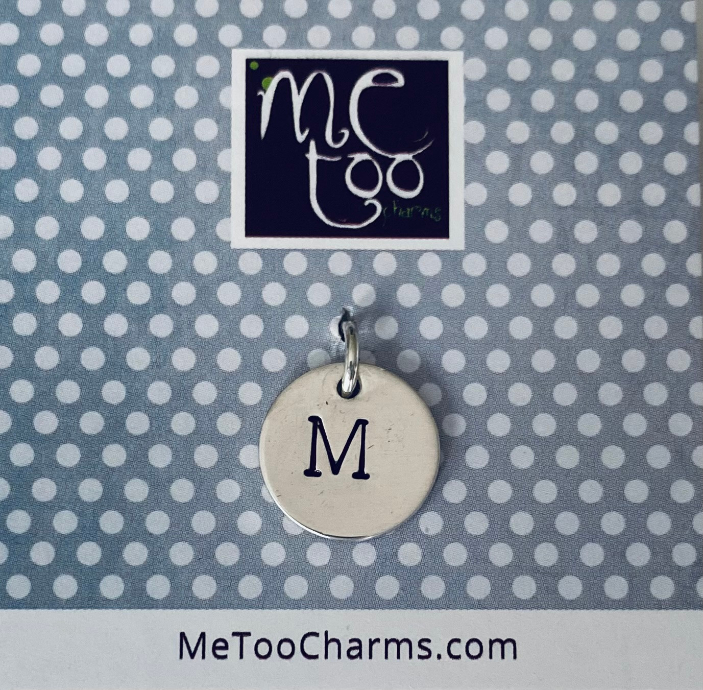 Letter M - Hand Stamped Letter