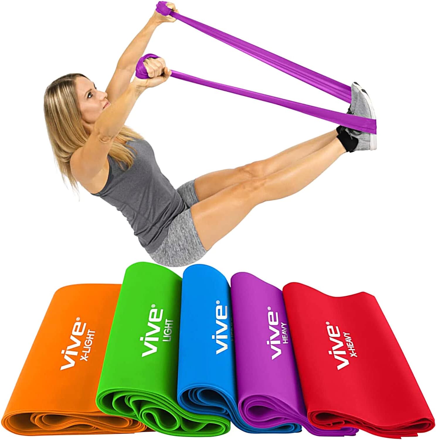Many flat therapy bands are made with latex because it’s cheaper to manufacture. If you have a latex allergy, look for non-latex / TPE (thermoplastic elastomer) options.