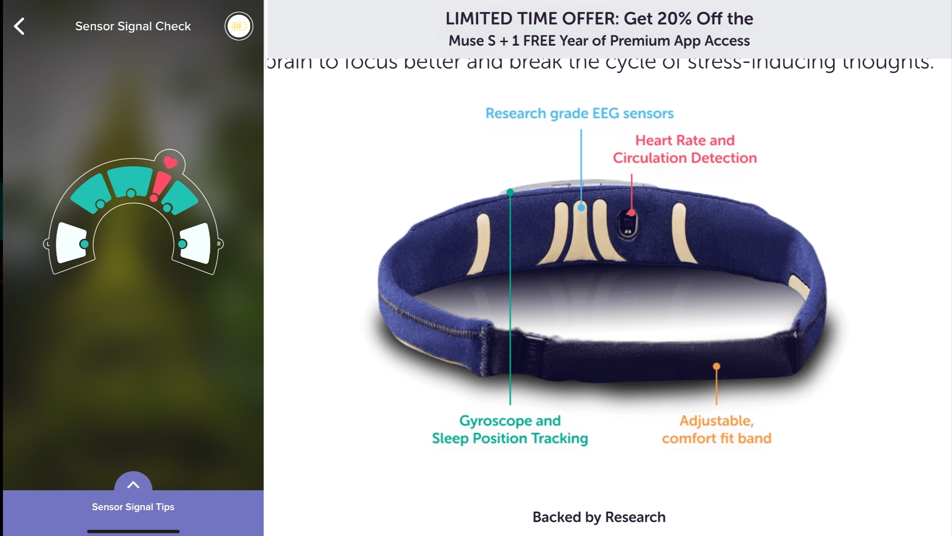 Muse S Athena Headband Exclusive Discount
