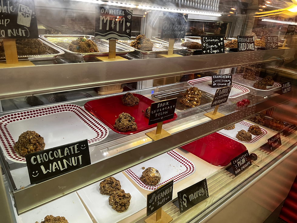 Coyote Oaties is probably best known for its cookies.

Its official website still leads with freshly baked artisan cookies, but it now describes the Glendale location as a restaurant and bakery, with food and specialty drinks in addition to desserts.

