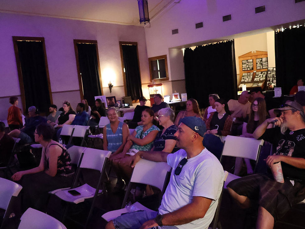 One of the biggest strengths of the YRHAP Second Saturdays Open Mic is the crowd.
This is a good listening room, but it is not a stiff one. The audience is supportive, responsive, and happy to get involved. They will clap along, cheer, repeat a phrase if a performer invites them to, and sometimes even get up and dance.