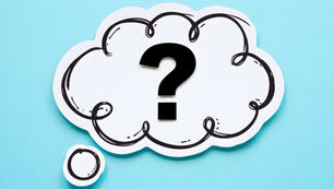 はてなマークの吹き出し