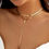 Thumbnail: 2 Pieces/Set Simple and Versatile Double Layer Long Necklace for Women