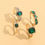 Thumbnail: Albidalove 4 Pcs Rhinestone Ring Set