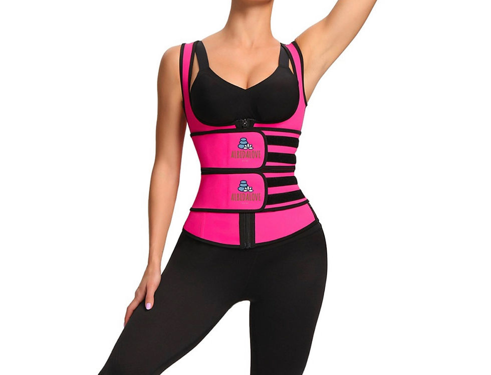 Thumbnail: Albidalove Double Strap Shapewear Waist Trainer