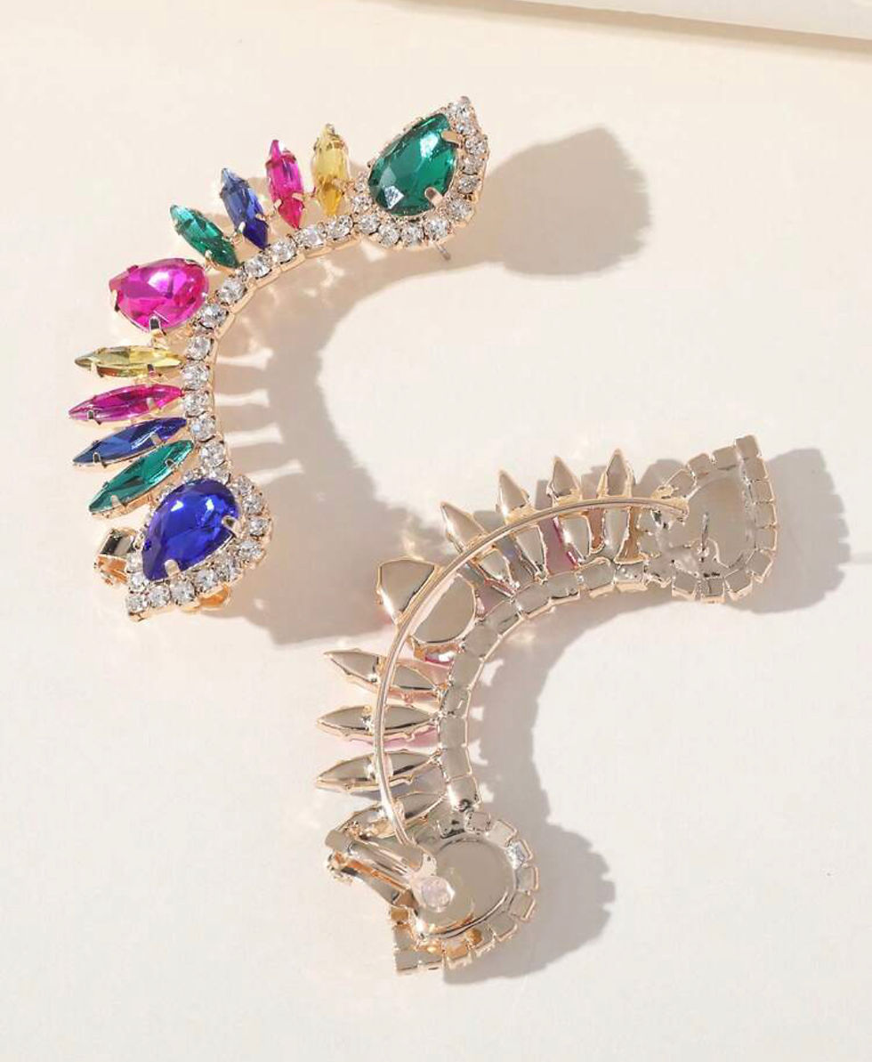Thumbnail: Albidalove 1 pair of elegant earrings