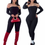 Thumbnail: Albidalove Sexy Off Shoulder Long Sleeve Jumpsuits