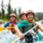 Teenage Boy Scouts doing white water rafting and enjoying outdoors.jpg
