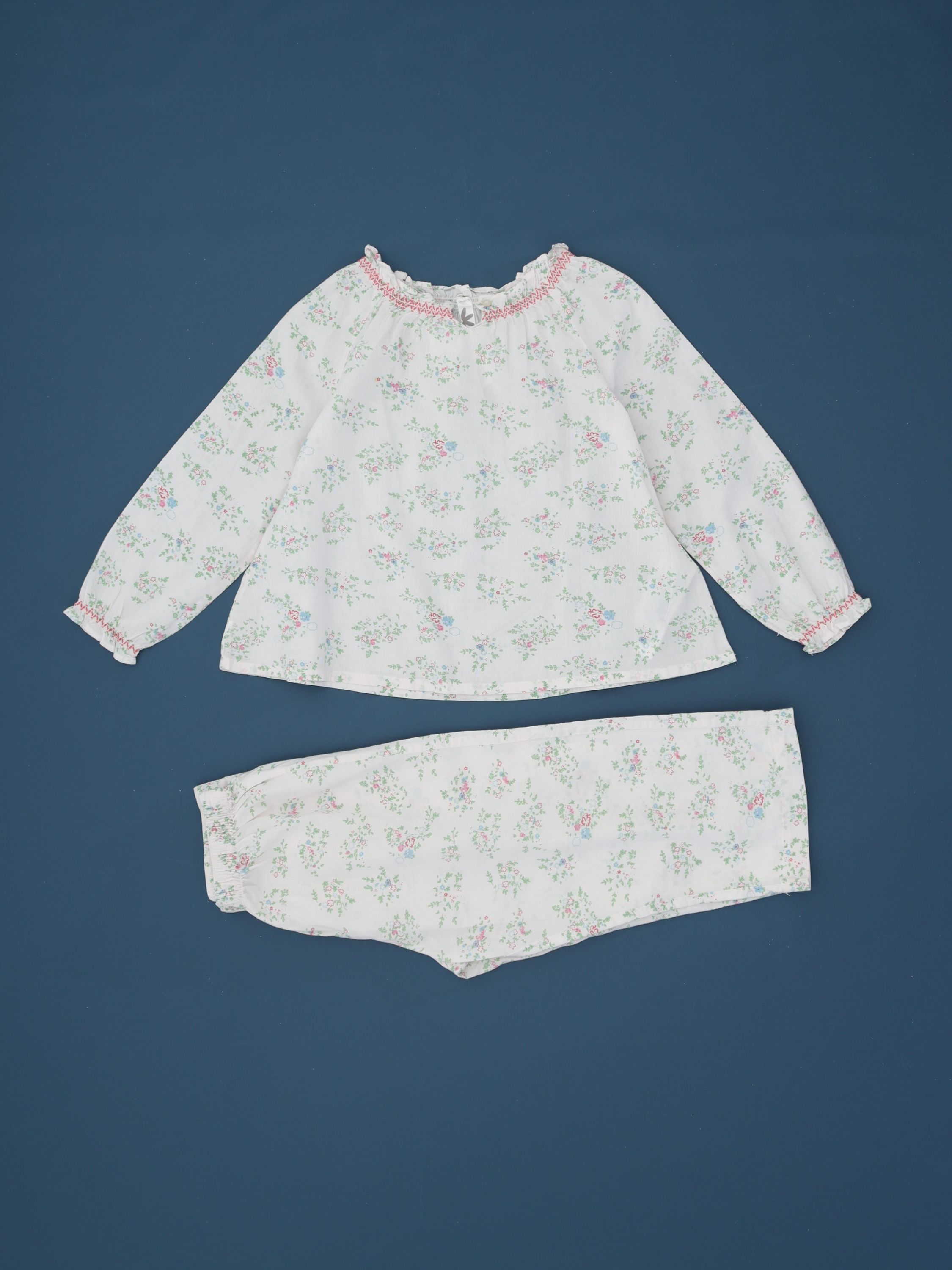 18M | Okaidi | פיג'מה פרחונית