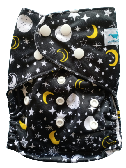 Pañal de Tela Estampado Noche