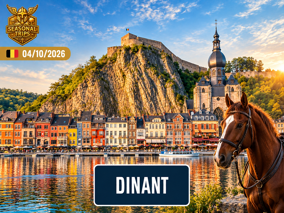 Day Trip to Dinant and Horse Ride!