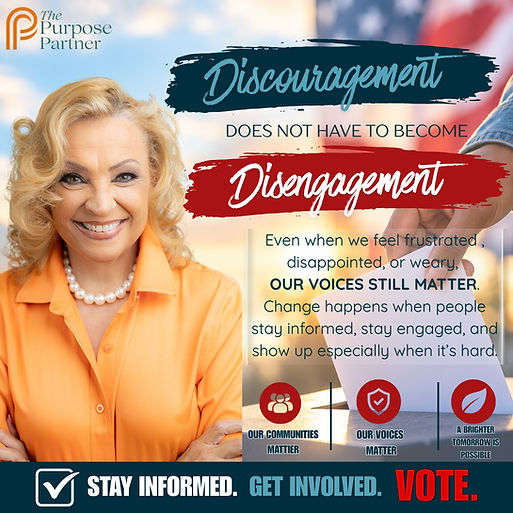 Discouragement Does Not Have To Become Disengagement