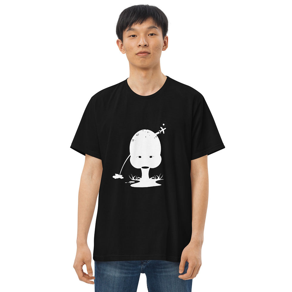 Miniatura: Men's fitted straight cut t-shirt