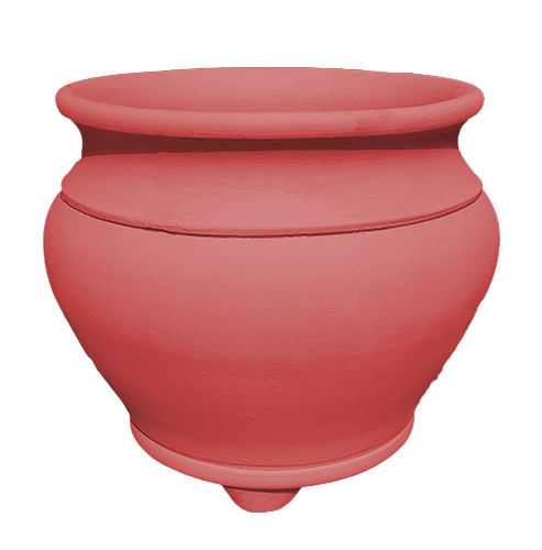 Molde Fazer Vaso Cimento Galileu Sem Miolo Interno