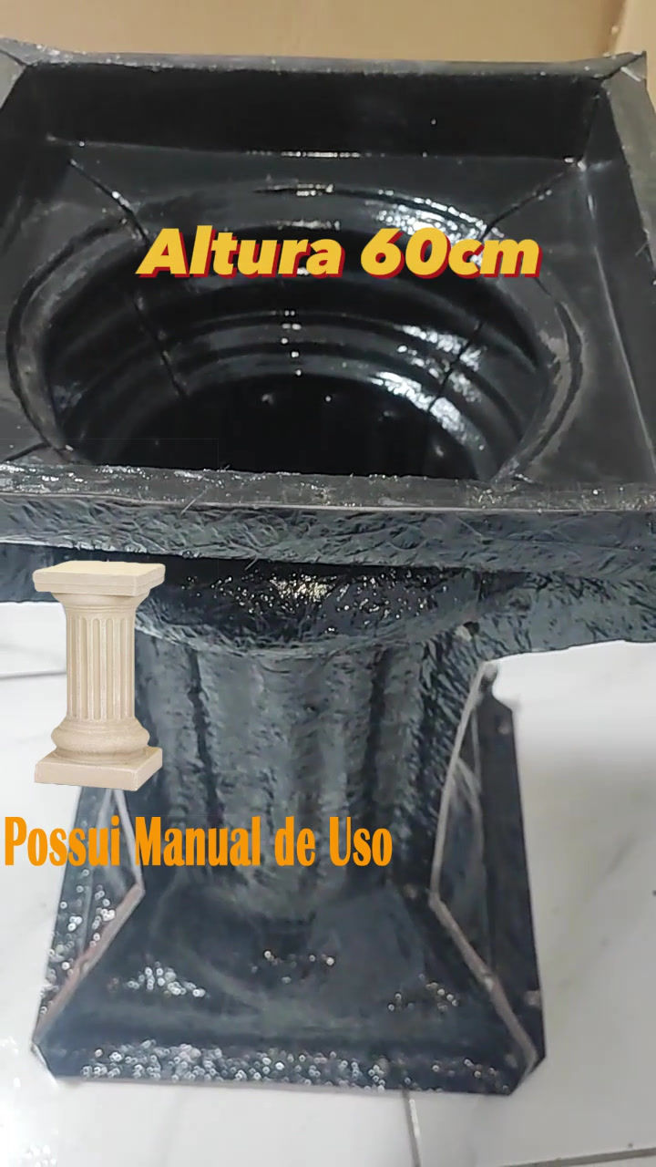 Miniatura: Molde Artesanal Fibratech Fazer Coluna Cimento ou Gesso M02 - 60cm
