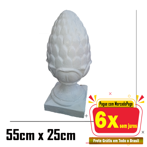 Molde Fibratech Fazer Decoração Pinha M03