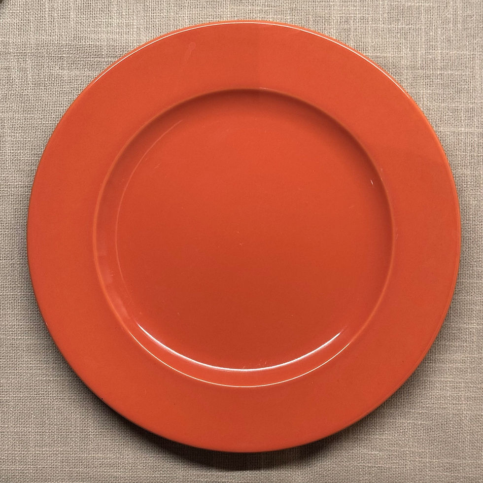 Thumbnail: Vibrant Orange Dinner Plates