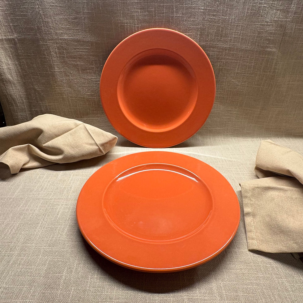Thumbnail: Vibrant Orange Dinner Plates