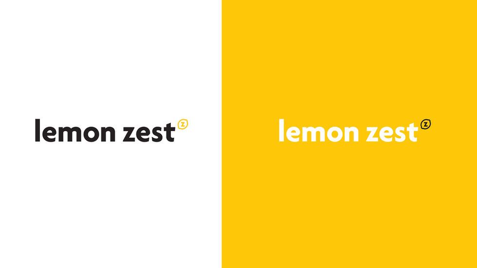 lemon zest branding colourways