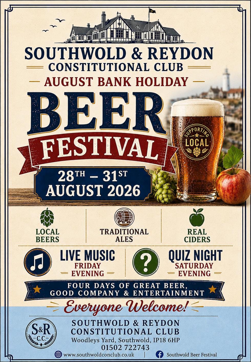 2026 Southwold Beer Festival