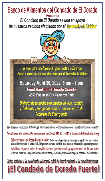Caldor Fire Event Flyer 2022 - Spanish.png