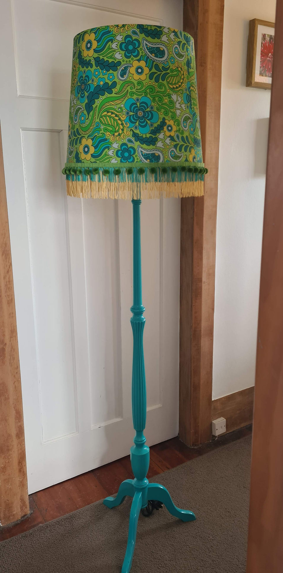 Turquoise Delight Standard Lamp