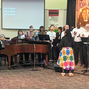 Community Peace and Justice Event Choir