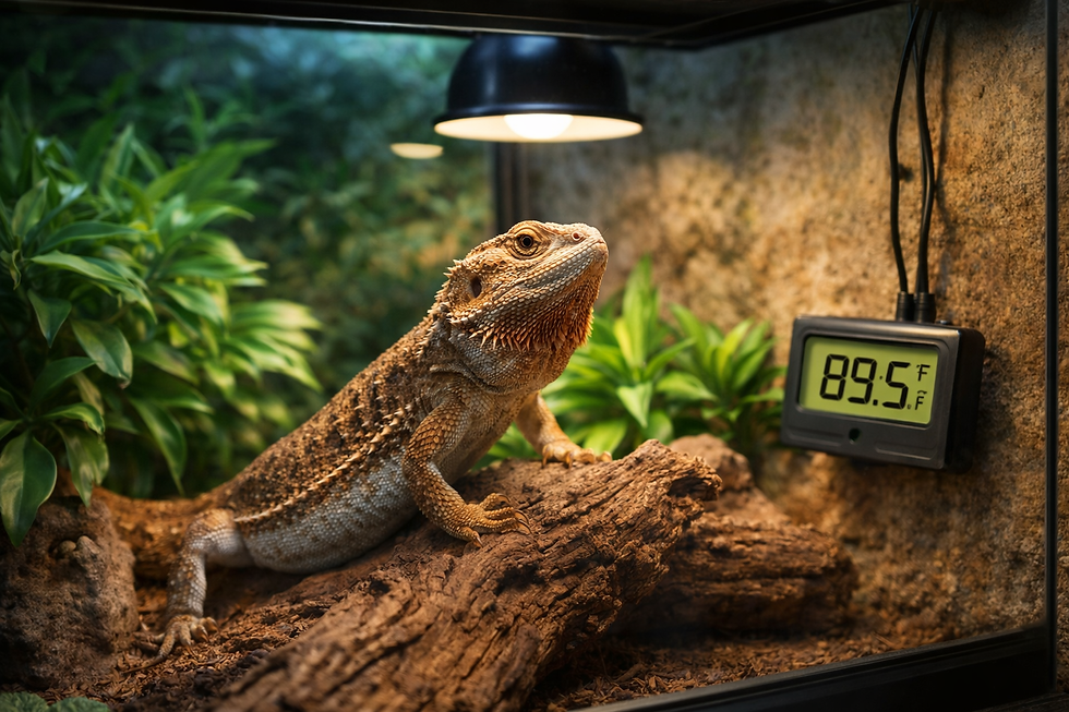 The Physics of Ectothermic Homeostasis and Smart Enclosure Innovations for Optimal Reptile Care