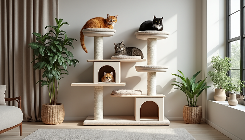 Innovative Strategies for Reducing Feline Stress and Improving Health in Indoor Cats through Environmental Design