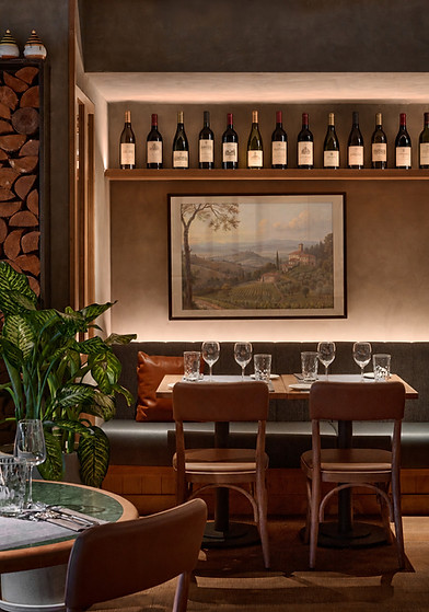 Gia Trattoria Interior Design restaurant