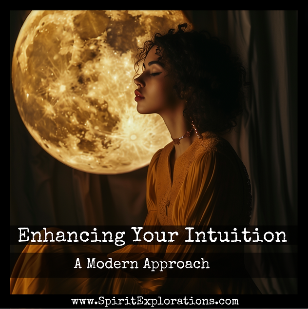 An intuitive woman