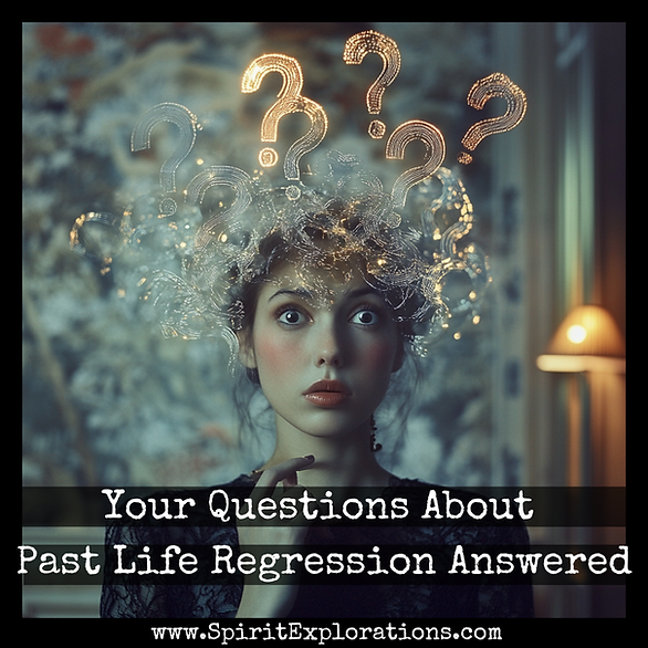 A woman with questions about past life regression