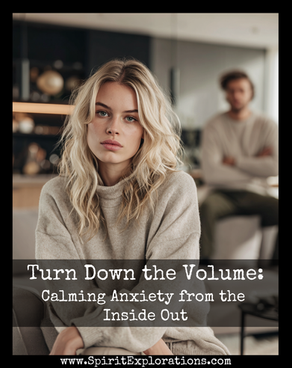 A woman having anxiety with a man behind her