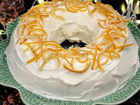 Carrot, Clementine & Ginger Cake