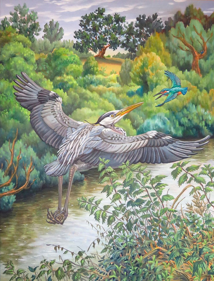 ''Colour vs Greyscale'' Maria Simonova, 2024, oil on canvas, 60cm x 45cm.JPG
