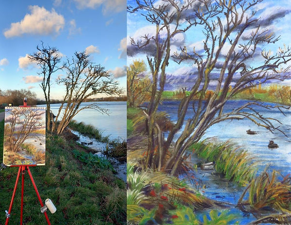 Simonova_Walthamstow Wetlands Landscape Sketch_ Chalk pastel on paper.jpg