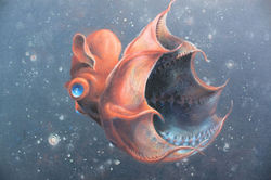 'The Wanderer' - pastel pencils on paper, 30cm by 21cm