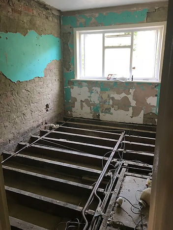 One bathroom into 3