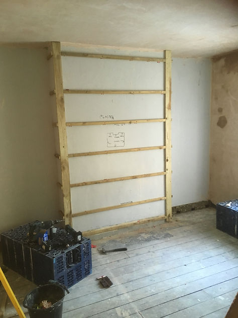 Preparing for wood cladding