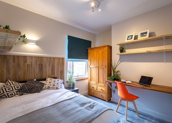 Finished bedroom