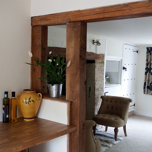 Listed cosy living room