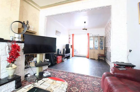 Large dining room and living room