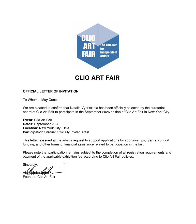 Super excited to share some big news! I’ve passed the curatorial selection and have been invited to exhibit my work in New York!
