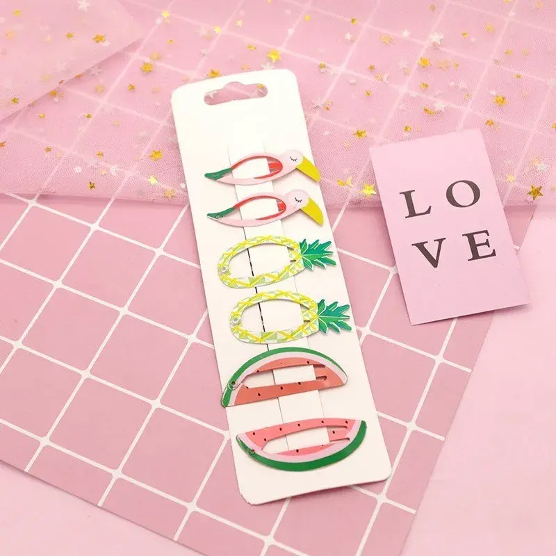 Miniatura: New Printedsories Children Headwear Baby Hair Clips Headdress