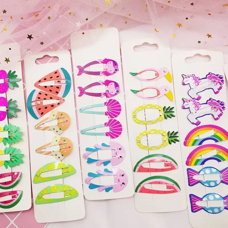 New Printedsories Children Headwear Baby Hair Clips Headdress