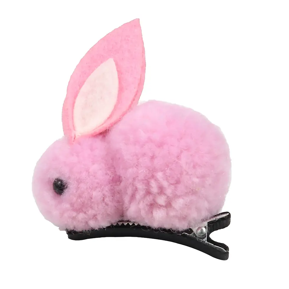 Thumbnail: Korean Cute Ball Rabbit Hair Ring Girls Tie Rope Elastic Rubber Hair Bands Bunny