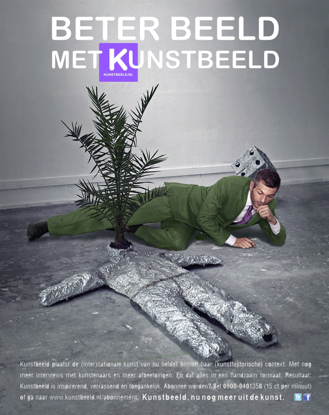 man heeft een beter beeld van kunst. copywriter: Frits Rijksbaron. senior art director: Andre van Leeuwen