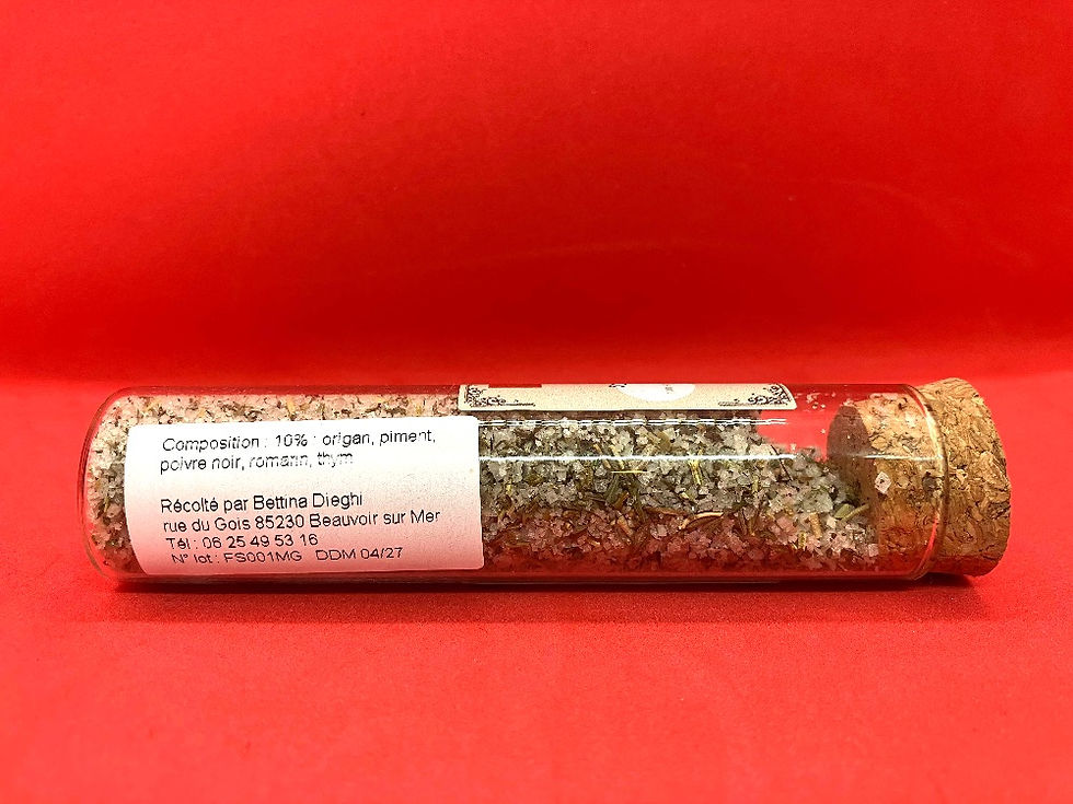 Miniature : Fleur de sel de Vendée en tube spécial grillade