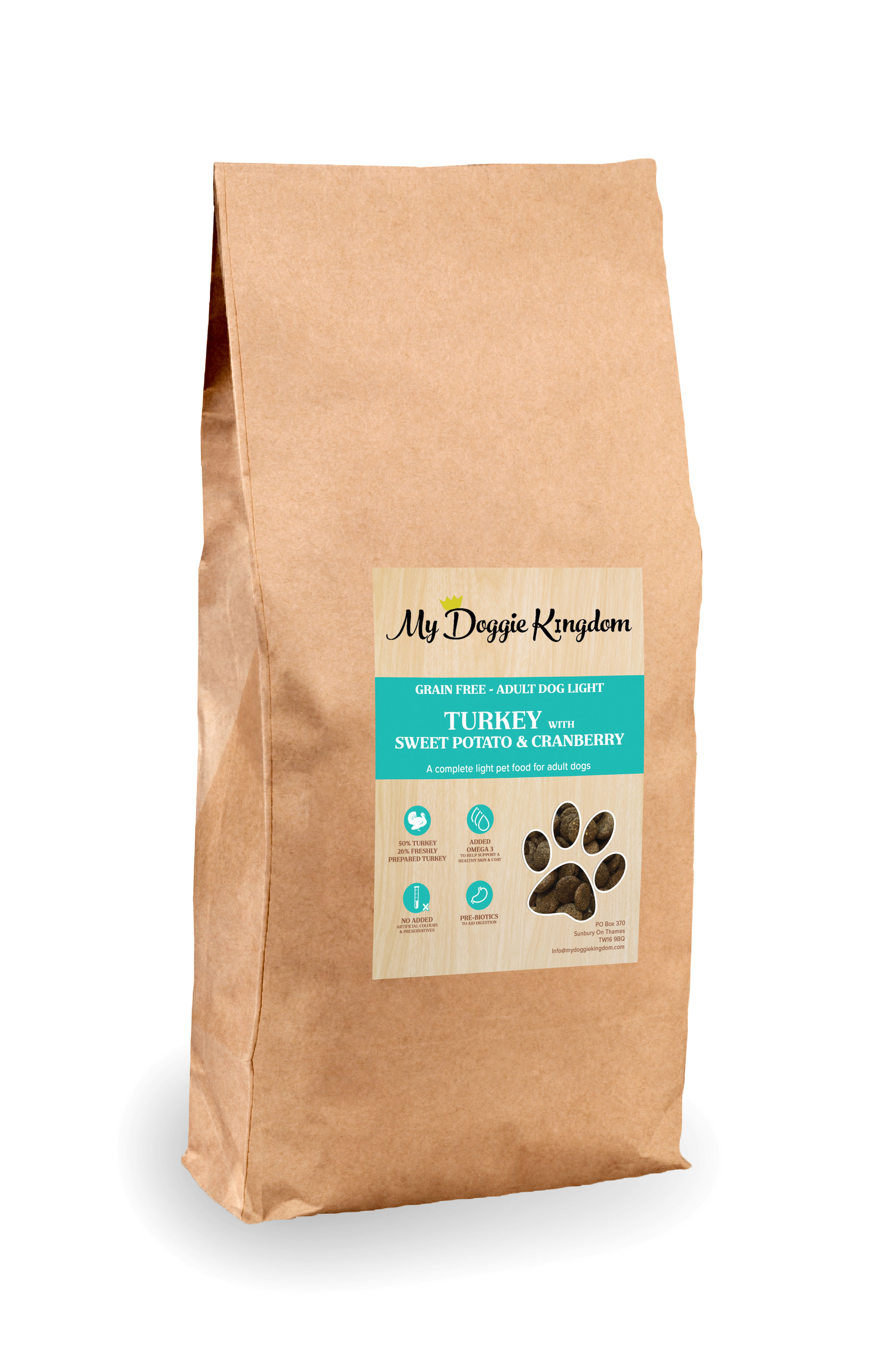 6kg Senior Light Grain Free Turkey with Sweet Potato & Cranberry